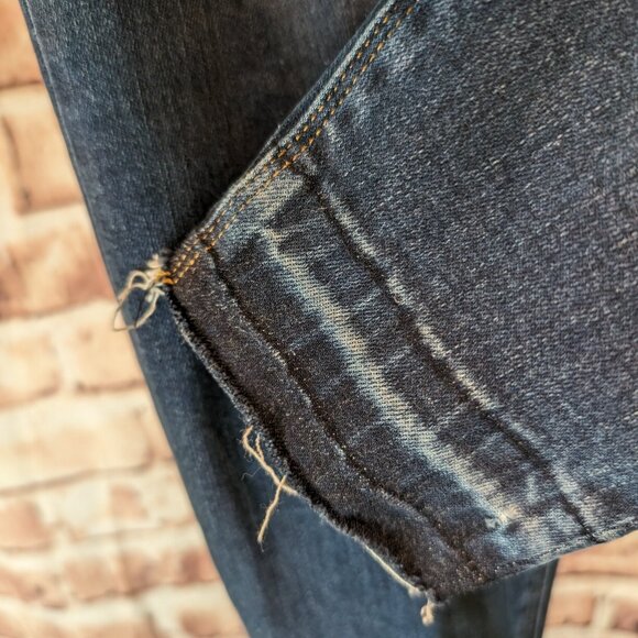 SPANX Distressed Ankle Skinny Jeans 20203R Medium Wash - Picture 7 of 16